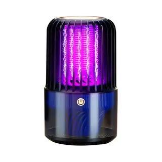 Nuvance Muggenlamp - Draadloos&Oplaadbaar - 2000V Uv Led - Insectenlamp Zwart