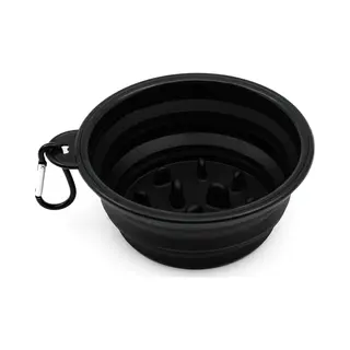Oz Pets Opvouwbare Slow Feeder Hondenbak Ø13cm - Anti-schrokbak Voor Honden & Katten - Voor Kleine & Middelgrote Huisdieren