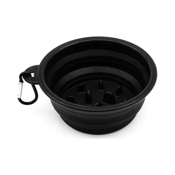 Oz Pets Opvouwbare Slow Feeder Hondenbak Ø13cm - Anti-schrokbak Voor Honden & Katten - Voor Kleine & Middelgrote Huisdieren thumbnail