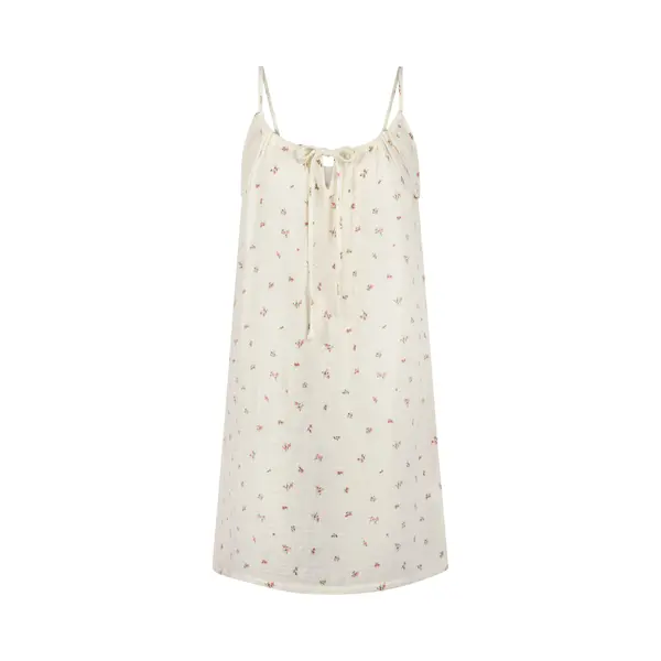 Hunkemöller Mousseline Slipdress Wit thumbnail