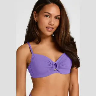 Hunkemöller Niet-voorgevormde Beugel Bikinitop Luxe Paars