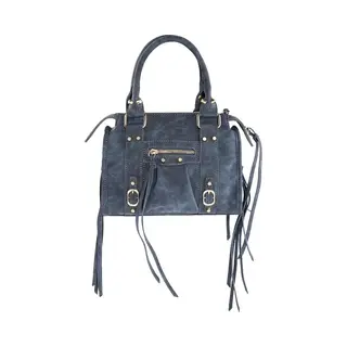 Yh Yehwang Blauwe Tas Met Ruffles
