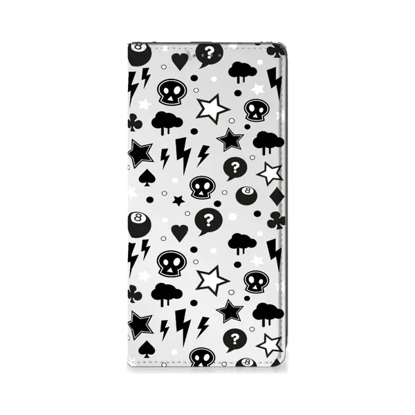 B2Ctelecom Mobiel BookCase OnePlus Nord Ce 2 Lite 5G Silver Punk thumbnail