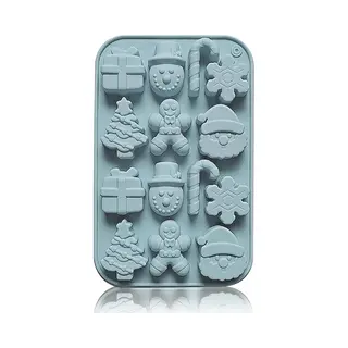 DW4Trading Siliconen Mal Kerst - Kaarsen - Gips & Epoxy Gieten - Zeep - Cake Chocolade Fondant