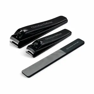Christian Deluxe® Combo Nagelknipper Set Met Nano Glasvijl – Nagelknipper - Teennagelknipper - Pedicureset - Manicure Set - Pedicure