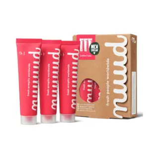 Nuud - Natuurlijke, Vegan Deodorant Crème - Xxl Pack - 3x40 Ml