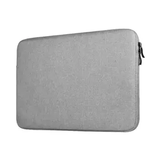 George Napoli Laptophoes 14 Inch - SoftTouch - Neopreen Sleeve Met Rits - Fleecebescherming