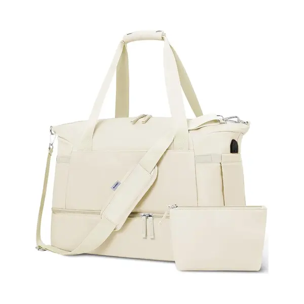 Kioto Weekendtas Dames - Duffel Bag - 37L - Waterafstotend - Beige thumbnail