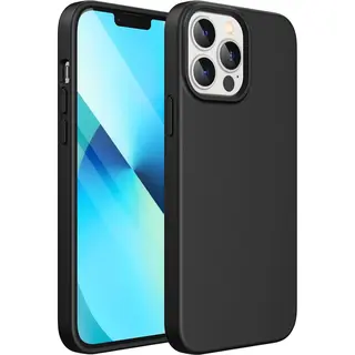 Podec Telefoonhoesje Zwart Geschikt Voor IPhone 13 Pro Max Hoesje En Screenprotector Beschermglas
