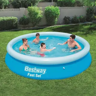 Bestway - Fast - Set - Zwembad - Opblaasbaar - Rond - 366x76 - Cm - 57273