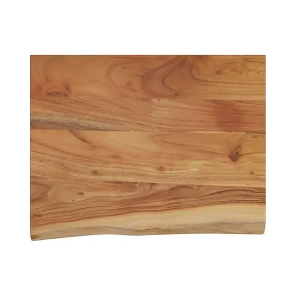 VidaXL Wandregal, Rechteckig Hängeregal Mit Baumkante, Schweberegal Regal Für Wohnzimmer Büro, Wandmontage Bücherregal Wandboard Holzregal, thumbnail