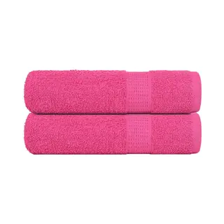Handtücher 2 Stk. Rosa 50x100 Cm 360 G/m² 100% Baumwolle Vidaxl