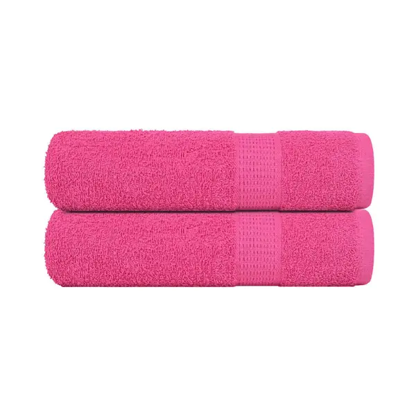 Handtücher 2 Stk. Rosa 50x100 Cm 360 G/m² 100% Baumwolle Vidaxl thumbnail