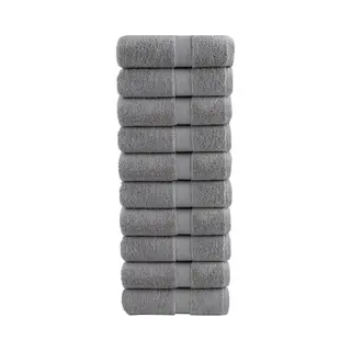 Premium Wash Towels Solund 10pcs Grey 30x30cm 600gsm Vidaxl