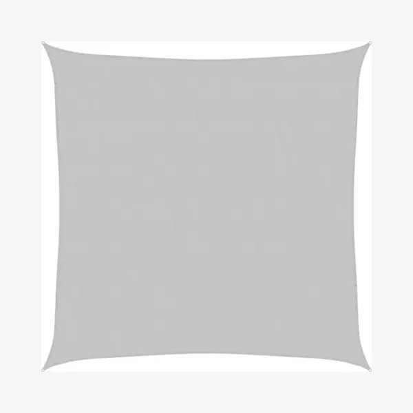 VidaXL Sonnensegel Hellgrau 2x2 M 100 % Polyester Oxford thumbnail