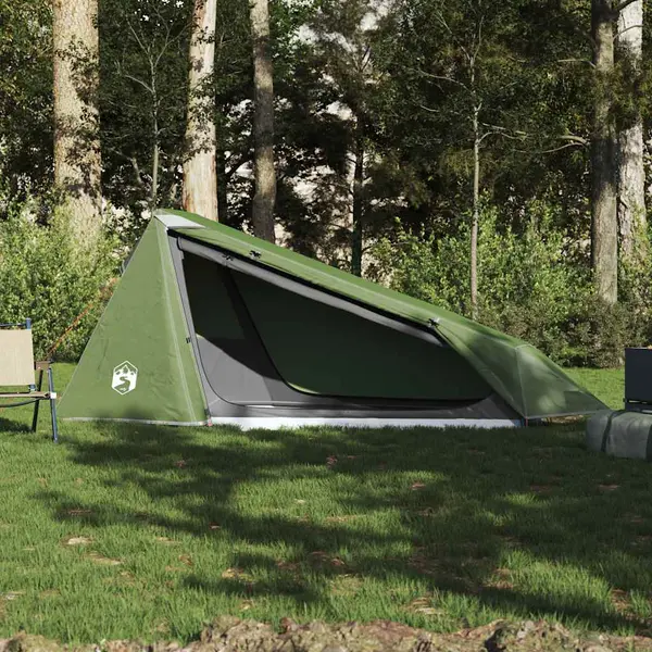 VidaXL - Tunneltent - 1-persoons - Waterdicht - Groen thumbnail