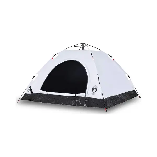 VidaXL Campingzelt 5 Personen Weiß Verdunkelungsstoff Quick Release thumbnail