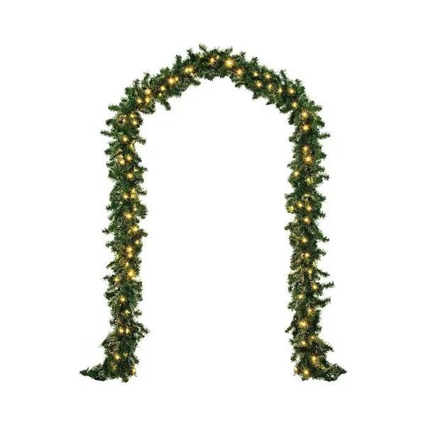 Nordlandia Guirlande - Kerstversiering - 500 Cm - 100 Led - Groen - Netstroom thumbnail