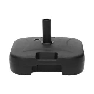 Brixy Parasolvoet - Vulbaar - 40KG - Compact En Stabiel - Parasolhouder - Kunststof - Antraciet