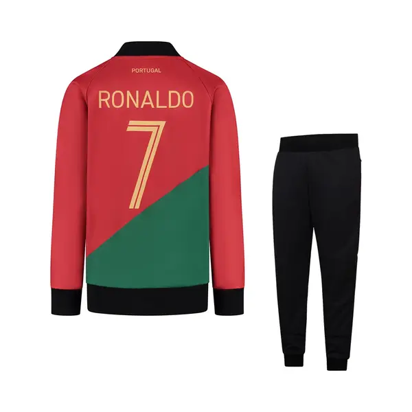 Kingdo Portugal Trainingsanzug - Kinder Und Erwachsene - Jungen - Sportsachen - Geschenk - Sport T Shirt - Sportbekleidung - Größe 164 thumbnail