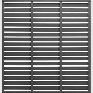 VidaXL - Schuttingpaneel - 180x180 - Cm - Hkc - Grijs