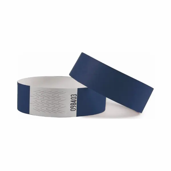 CombiCraft Blanco Tyvek Polsbandjes Donker Blauw - 500 Stuks thumbnail