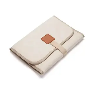 Miniiyou Baby Verschoonmatje Voor Onderweg - Waterbestendig - Beige - 58x30 Cm
