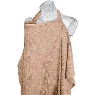 Mylinsé Hydrofiele Borstvoedingsdoek - Voedingsdoek - Afschermdoek - Bruin