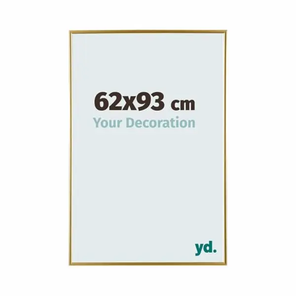 yd. Your Decoration - Bilderrahmen 62x93 Cm - Gold - Bilderrahmen Aus Kunststoff Mit Acrylglas - Antireflex - 62x93 Rahmen - Evry thumbnail