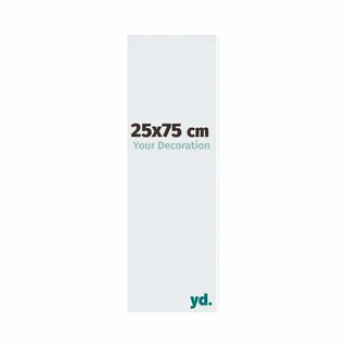 Your Decoration Fotokader 25x75 Cm - Wit Hoogglans - Kunststof - Evry