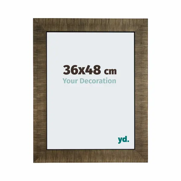 Your Decoration Fotokader 36x48cm Champagne Geborsteld Hout Leeds thumbnail