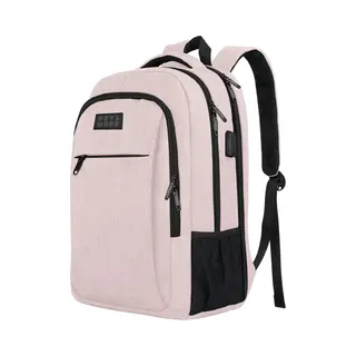 Trvlmore 36L Rugzak - Rugtas Met 17, 3 Inch Laptopvak - Schooltas - Spatwaterdicht - Heren En Dames - Jongens En Meisjes - Roze