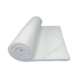 MatrasDirect Nasa Traagschuim Oplegmatras Hotel - 70x200 - 3 Cm Dik - Anti-Allergie - Afritsbare En Wasbare Hoes