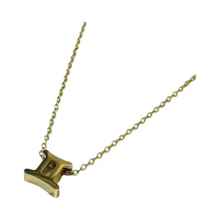 Plux Fashion Tweelingen Ketting - Goud - 2mm/40cm + 5cm Verlengstuk - Sieraden - Sterrenbeeld Ketting - Tweelingen Sterrenbeeld - Stainless Steel -