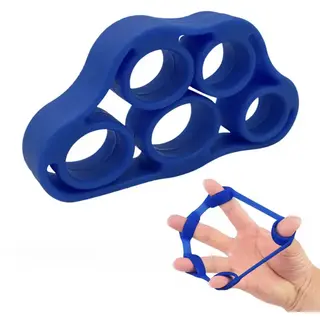 Chpn - Vingertrainer - Vingers Trainen - Sterke Vingers - 1 Blauwe - Vinger Krachttraining - Gitaar- En Pianospel Onderarm- En Polsversterking - 5KG