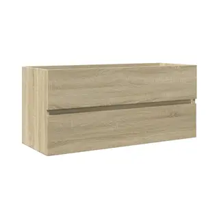 Waschbeckenschrank Sonoma-eiche 100x38, 5x45 Cm Holzwerkstoff Vidaxl