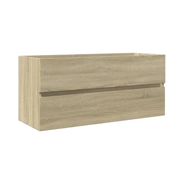 Waschbeckenschrank Sonoma-eiche 100x38, 5x45 Cm Holzwerkstoff Vidaxl thumbnail