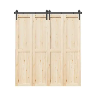 Schiebetürbeschlag-set 200 Cm Stahl Schwarz - Vidaxl