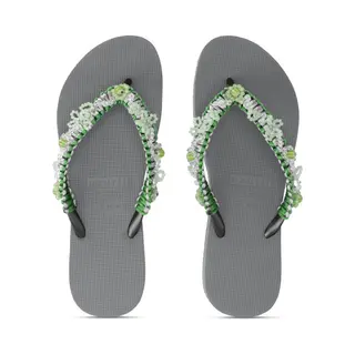 Uzurii | Teenslippers | Dames | Zilver | Maat 39/40