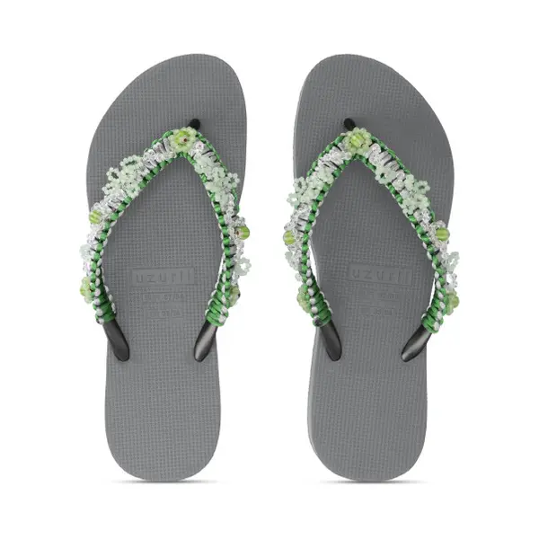 Uzurii | Teenslippers | Dames | Zilver | Maat 39/40 thumbnail