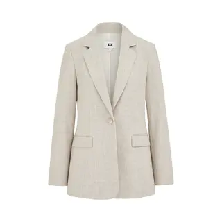 We Fashion Dames Slim Fit Blazer Met Structuur