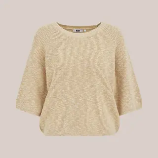 We Fashion Dames Fijngebreide Top Met Glittergaren