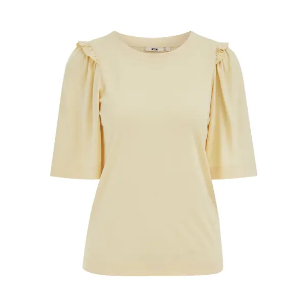 We Fashion Dames T-shirt Met Ruches thumbnail