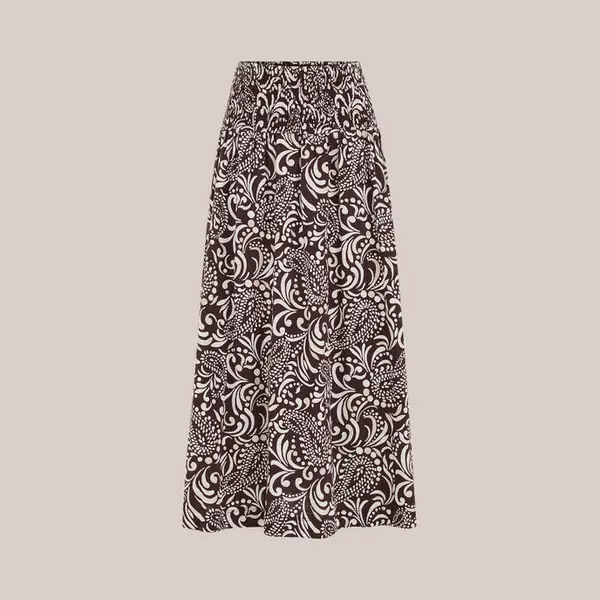 We Fashion Dames Midi Rok Met Print thumbnail