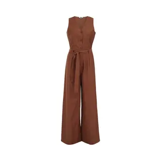 We Fashion Dames Jumpsuit Met Ceintuur