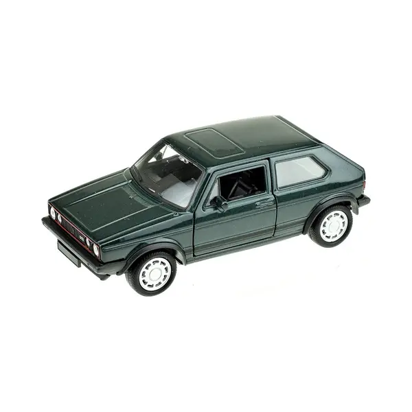 Welly Speelgoed Volkswagen Auto - Donkergroen - Die-cast Metaal - 13 Cm - Model Golf 1 Gti thumbnail