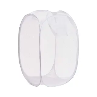 Wasmand Flexibel/opvouwbaar - Wit - Nylon - 36 X 36 X 58 Cm - 64 Liter