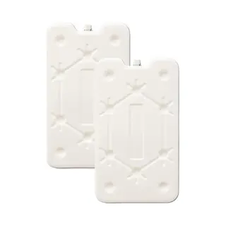 Platten Koelelementen - 2x - Wit - Polyethyleen - 400 Gram - L25 X B14 X H1, 5 Cm