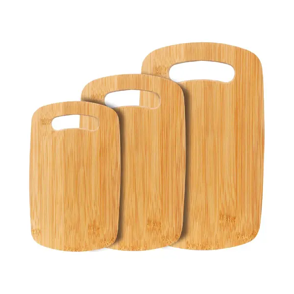 Cheffinger Snijplank Set - 3-delig - Bamboe thumbnail