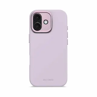 Decoded Siliconen Hoesje Geschikt Voor IPhone 17 - Premium Soft-Touch Materiaal - Antibacteriële Coating - Geschikt Voor MagSafe - Lavender Paars